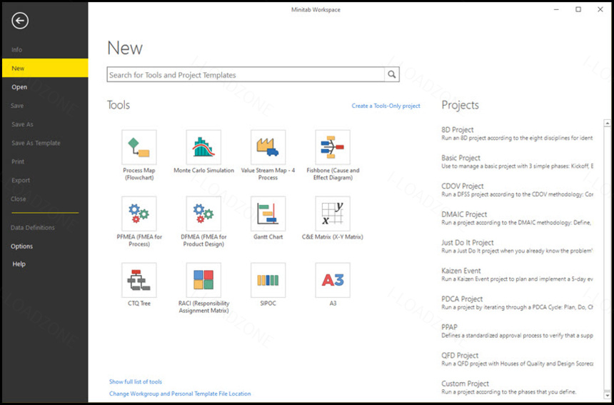 MiniTAB Workspace 1 ล่าสุด โปรแกรมวิเคราะห์ข้อมูล จัดการโครงการ