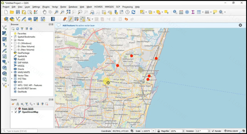QGIS 3 ล่าสุด โปรแกรมระบบสารสนเทศภูมิศาสตร์ (GIS) ฟรี