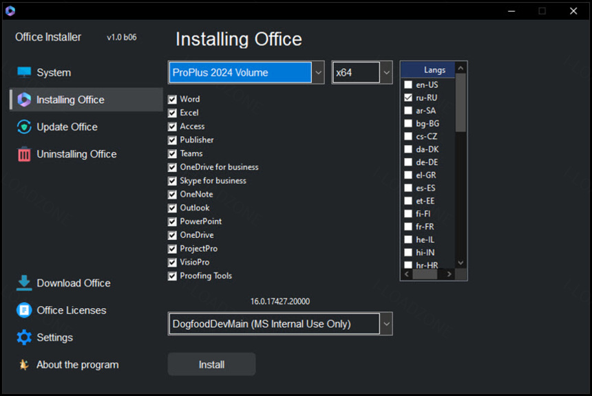 Office Installer Plus 1.35 โปรแกรมดาวน์โหลดและติดตั้ง Office เวอร์ชั่นล่าสุด ฟรี