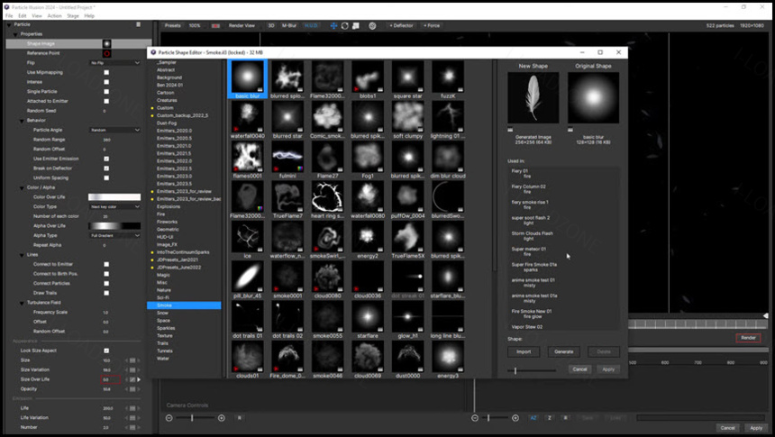 Boris FX Particle Illusion Pro 2026 ล่าสุด โปรแกรมสร้าง Particle Effects และโมชันกราฟิกระดับโปร
