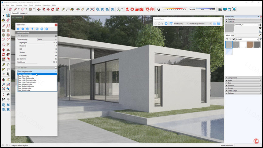 Thea Render 3 ล่าสุด โปรแกรมเรนเดอร์ 3D สำหรับ SketchUp / Rhinoceros