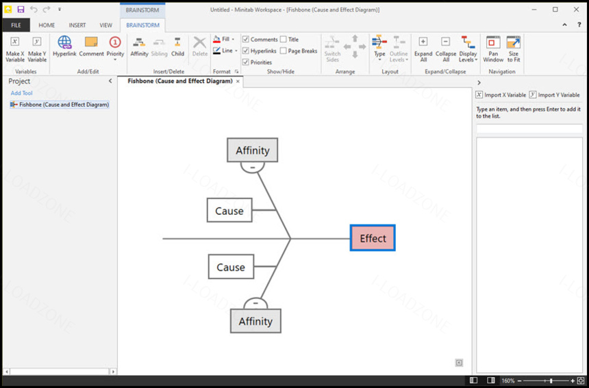MiniTAB Workspace 1 ล่าสุด โปรแกรมวิเคราะห์ข้อมูล จัดการโครงการ