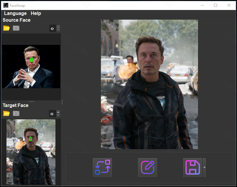 AI Image FaceSwap 2 ล่าสุด โปรแกรมสลับใบหน้า ด้วย AI เนียนที่สุด