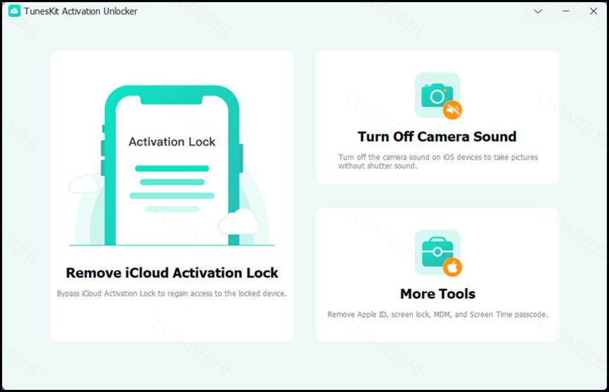 TunesKit Activation Unlocker 3 ล่าสุด โปรแกรมปลดล็อค iCloud Apple ID