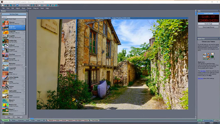 MediaChance Dynamic Auto Painter Pro 8 ล่าสุด โปรแกรมแปลงภาพถ่ายเป็นภาพวาด