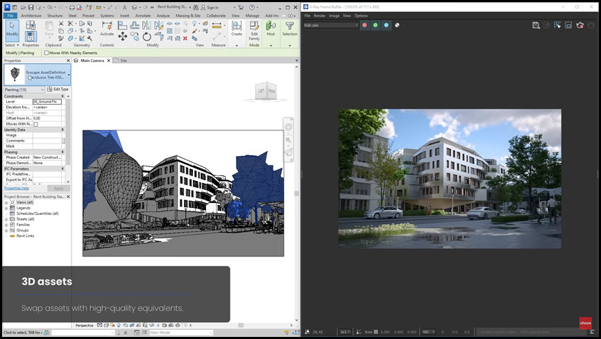 V-Ray 7 for Revit 2022 ล่าสุด-2026 ปลั๊กอิน Render สำหรับ Revit 2022 – 2026 โปรแกรม