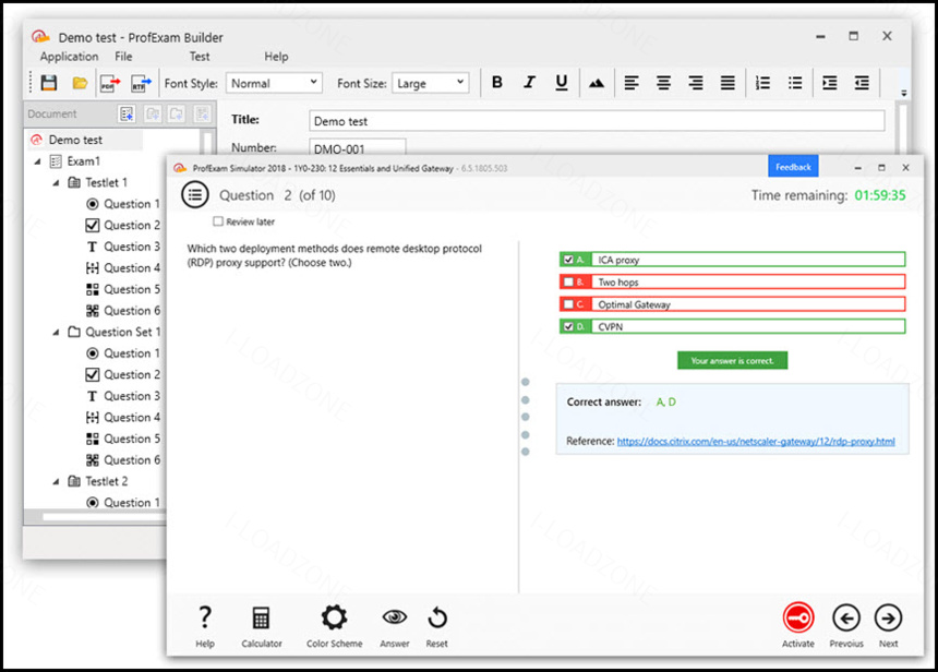 ProfExam Suite 8 ล่าสุด โปรแกรมสร้างข้อสอบออนไลน์