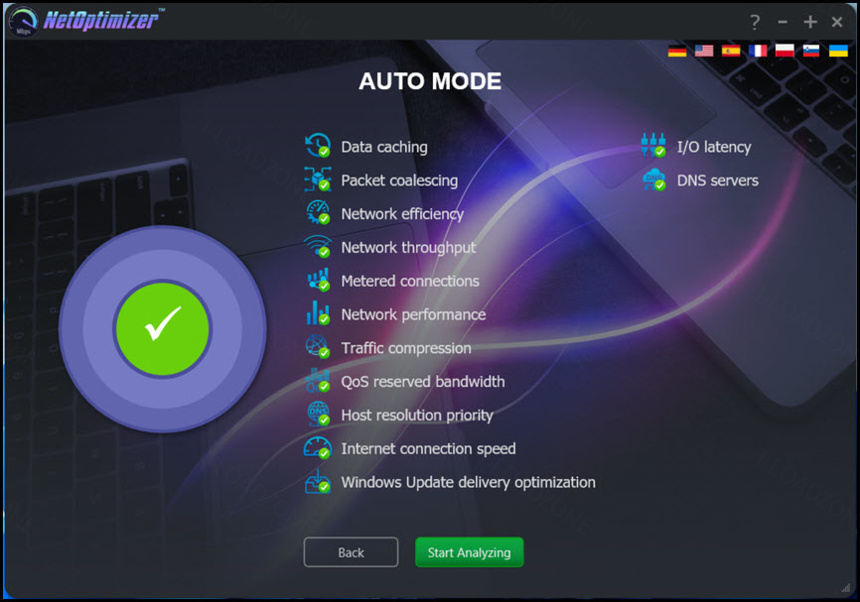 WebMinds NetOptimizer 6 ล่าสุด โปรแกรมเร่งความเร็วอินเทอร์เน็ต