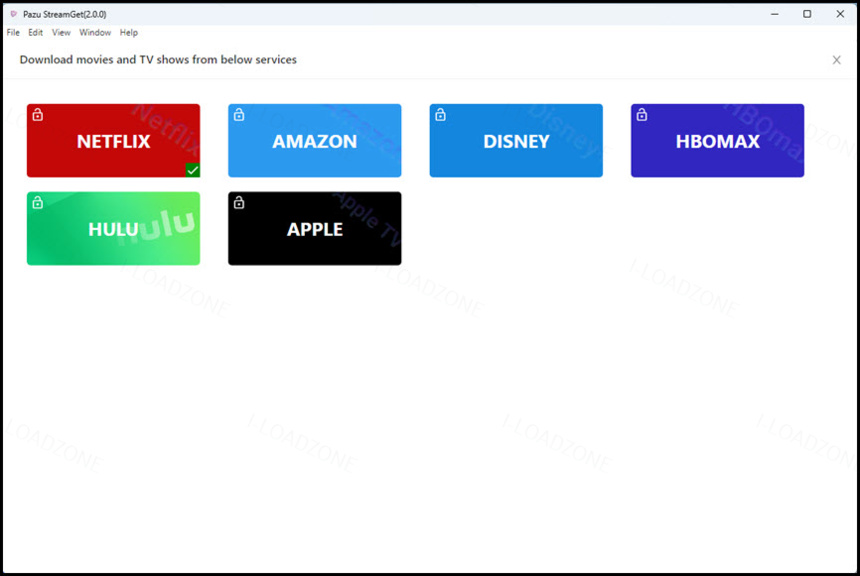 Pazu StreamGet All-In-One Video Downloader 3 ล่าสุด โปรแกรมดาวน์โหลดวิดีโอ Netflix, HBO MAX, Disney Plus, Prime, etc